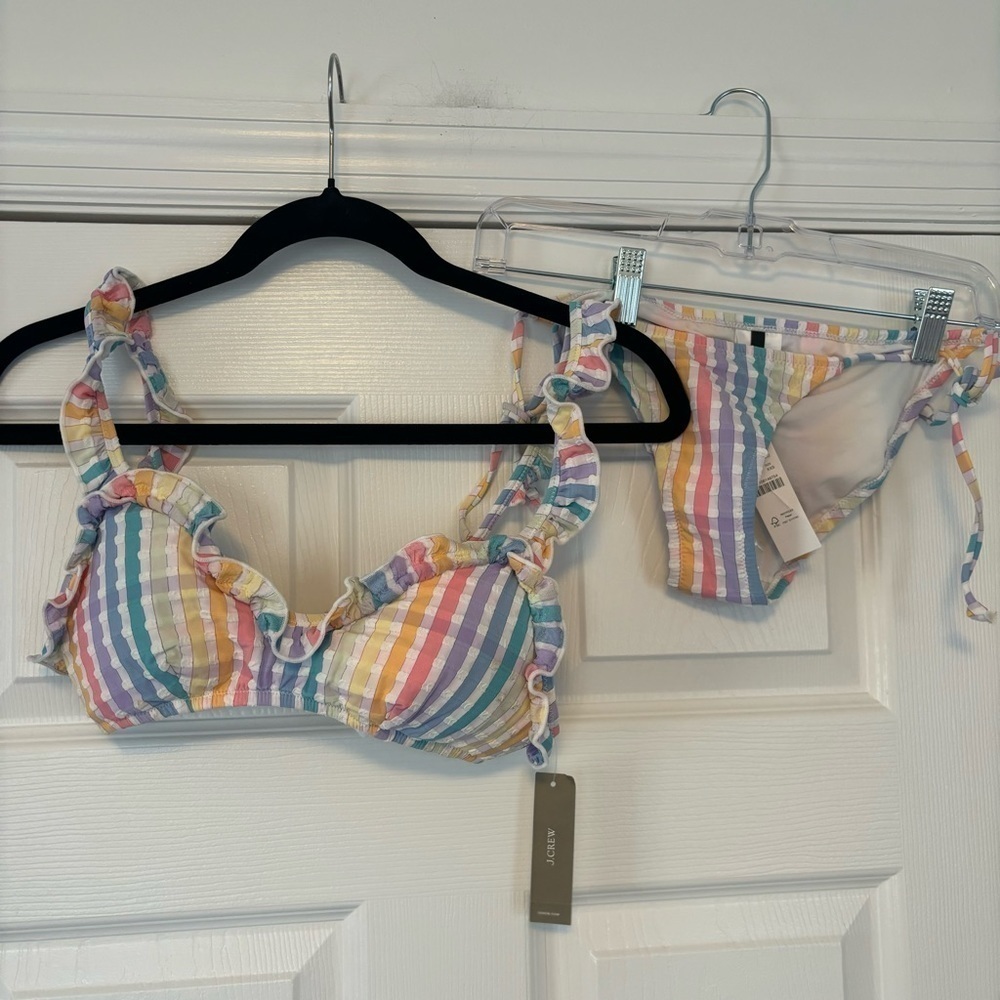 NWT J. Crew Ruffle Bikini - Picture 9 of 9